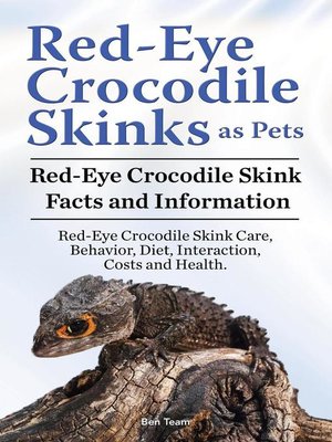 cover image of Red-Eye Crocodile Skinks as Pets. Red-Eye Crocodile Skink Facts and Information.